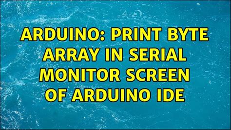 arduino print byte.